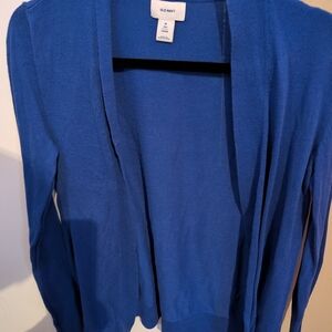 Old Navy Women's Vibrant Blue Cardigan